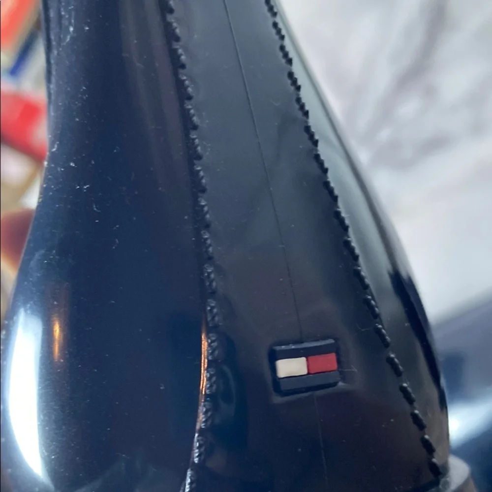 Tommy Hilfiger Blue and White Rain  Chelsea Boots Size 9 Nautical